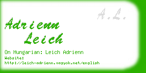 adrienn leich business card